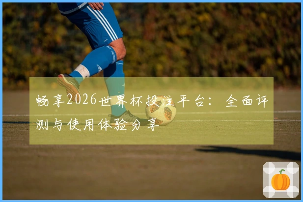 畅享2026世界杯投注平台：全面评测与使用体验分享