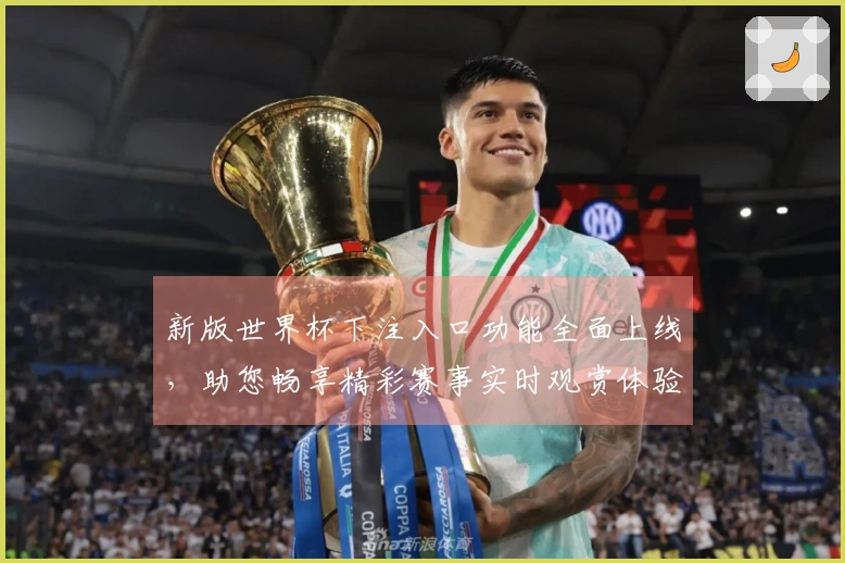 新版世界杯下注入口功能全面上线，助您畅享精彩赛事实时观赏体验